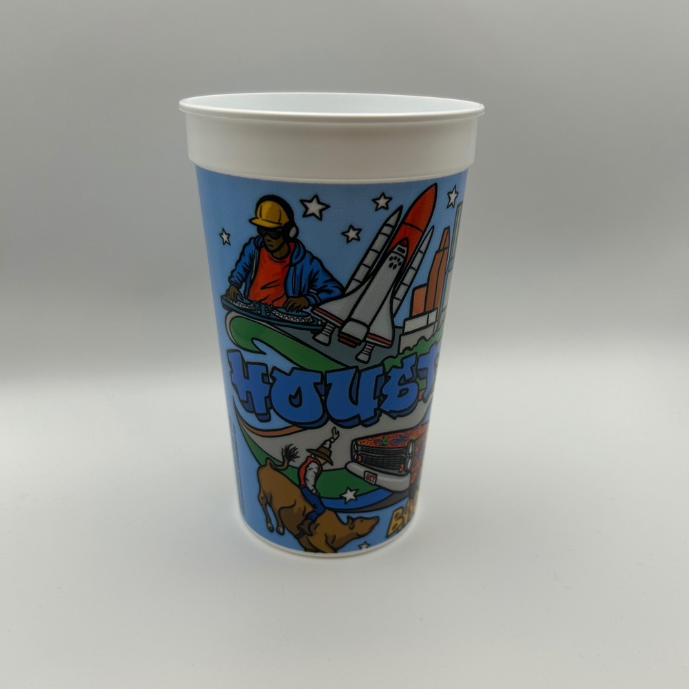 McDonalds Houston Texas Bayou City H-Town Souvenir Plastic Cup 2026 NEW